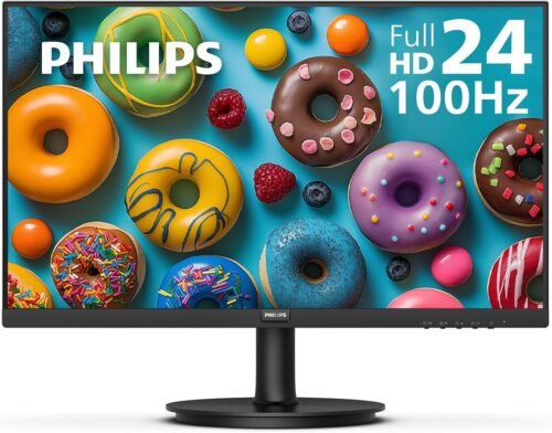 PHILIPS 24 inch Frameless Full HD (1920 x 1080) 100Hz Monitor, VESA, HDMI x1, VGA Port x1, Eye Care, 4 Year Advance Replacement Warranty, 241V8LB - Image 2