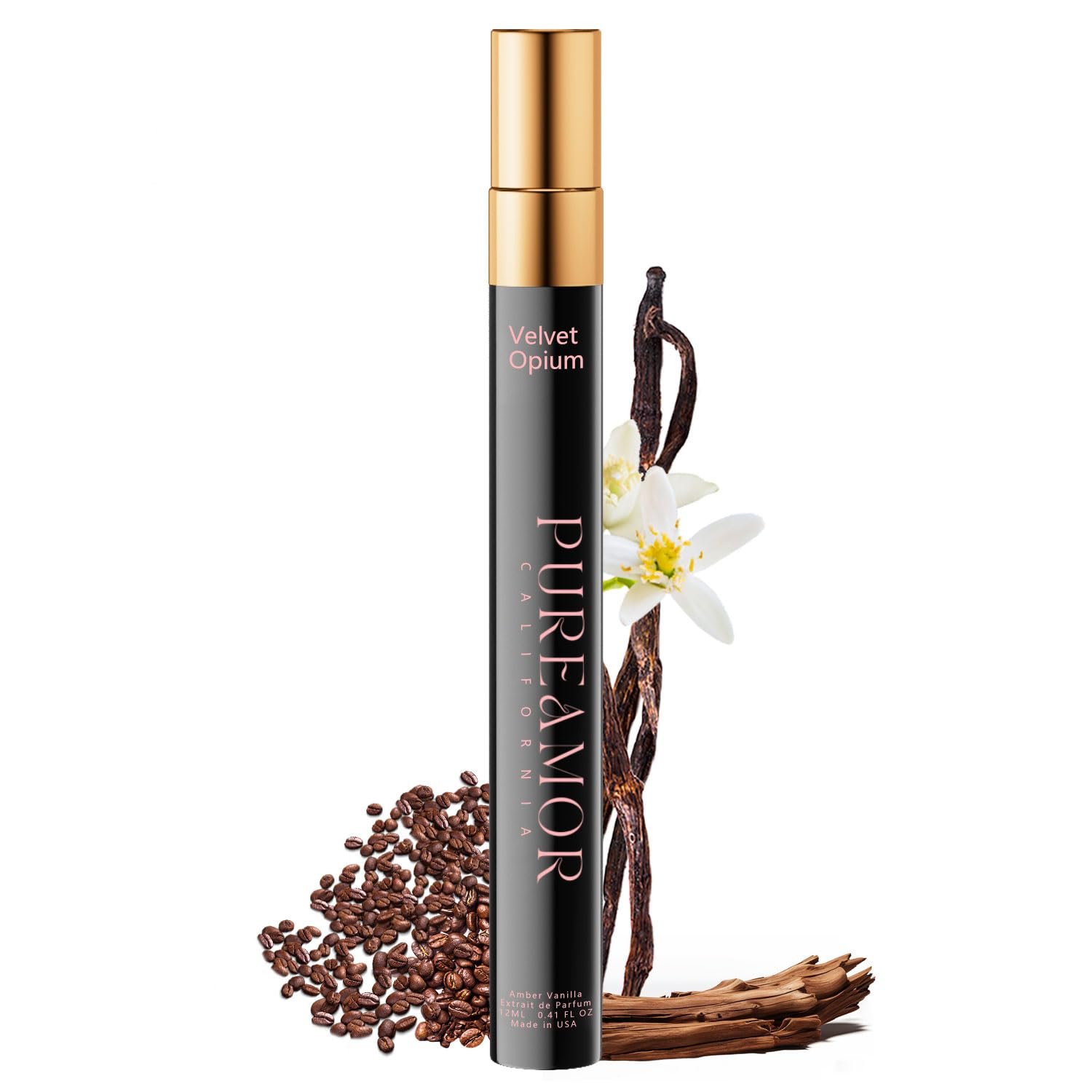 Pheromones Perfumes for Women, Amber Vanilla Perfume, Long Lasting Eau De Parfum Cologne, Enhanced Scents Pheromone Cologne for Men&Women, 0.41 fl.oz Travel Size Perfumes Spray (Velvet Opium) - Image 2