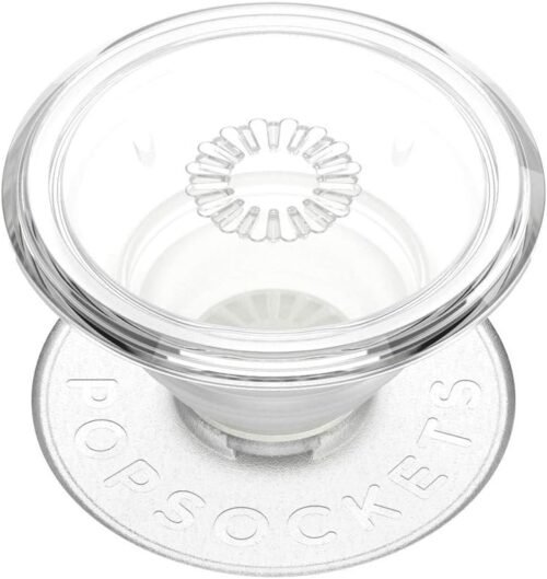 PopSockets Phone Grip with Expanding Kickstand, Adhesive Grip - Clear - Image 2