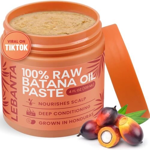 Raw Batana Oil for Hair Growth - 100% Pure, Organic 4oz Batana from Honduras for Thick and Strong Natural Hair - Dr. Sebi Unrefined Cold Pressed Cosmetic Scalp Mask for Men & Women (1 Pack) - Image 2
