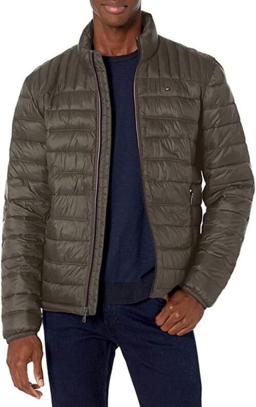 Tommy Hilfiger Men's Ultra Loft Lightweight Packable Puffer Jacket (Standard and Big & Tall) - Image 2
