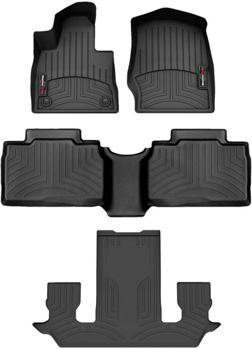 WeatherTech Custom Fit FloorLiners for Ford Explorer, Explorer Hybrid, Explorer ST (6-Passenger) - Full Set (4417161-441575-2-5), Black - Image 2