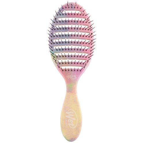 Wet Brush Speed Dry Hair Brush - Stripes (Color Wash) - Vented Design and Ultra Soft HeatFlex Bristles Are Blow Dry Safe With Ergonomic Handle Manages Tangle and Uncontrollable Hair - Pain-Free - Image 2