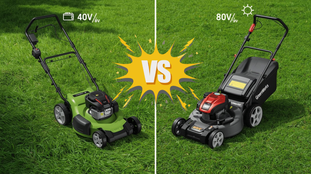 Greenworks 40V vs 80V: My Honest Power Test ⚡ Greenworks 40V vs 80V: My Honest Power Test ⚡