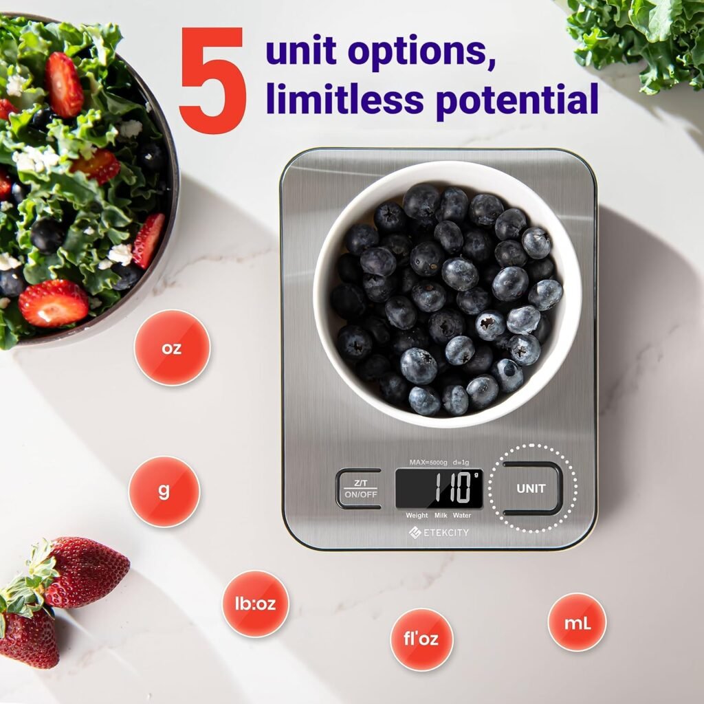etekcity food scale with bowl