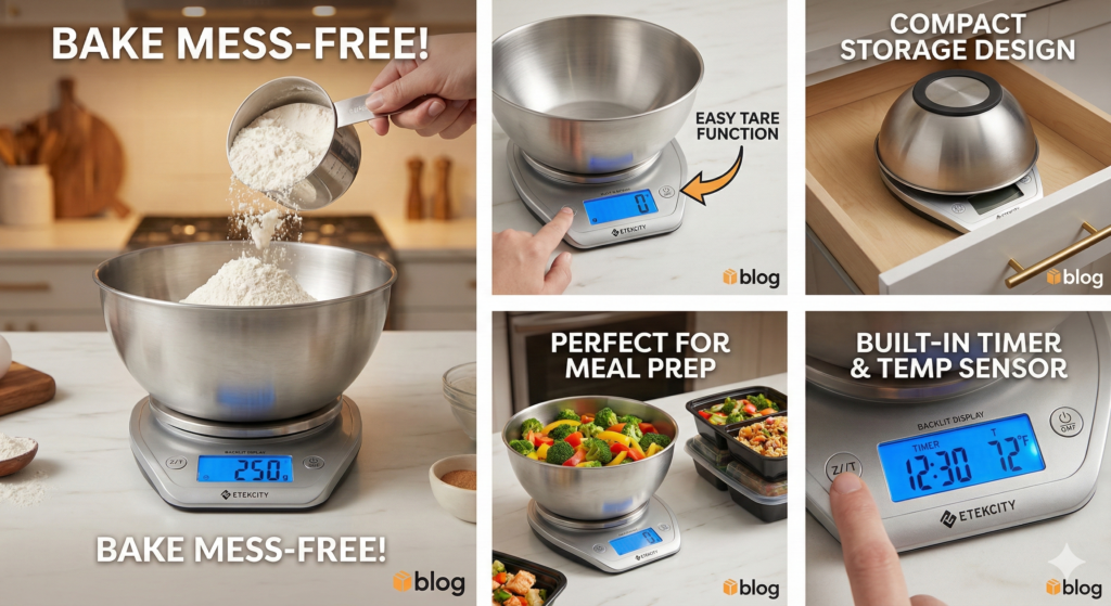 etekcity food scale with bowl